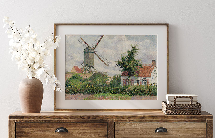 Windmill at Knokke Belgium